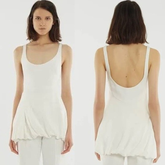 3.1 Phillip Lim Women’s Bubble Hem Crepe Camisole Sleeveless Tank Top New - Picture 14 of 16